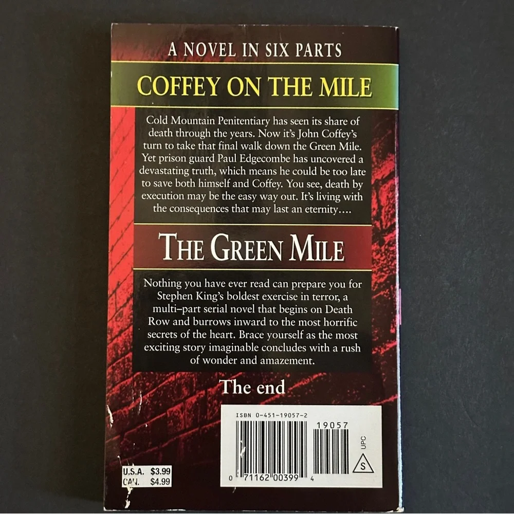 The Green Mile Book Set by Stephen King | Fiction | Paperback Set - Picture 7 of 10
